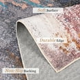 thumbnail image 3 of Dwelke Washable Area Rugs Non-Slip Modern Abstract Soft for Living Room Entryway Bedroom,Gray 5x7ft, 3 of 7