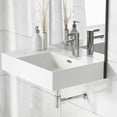 thumbnail image 2 of St. Tropez 24" Rectangle Wall-Mounted Sink with Right Side Faucet Mount, 2 of 9