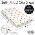 thumbnail image 3 of Sweet Jojo Designs Boho Sun White and Pumpkin Satin Fitted Crib Sheet Boy or Girl Gender Neutral Unisex, 3 of 3