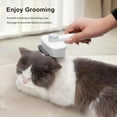 thumbnail image 6 of 3 in 1 Self Cleaning Pet Grooming Kit for Dogs and Cats with Slicker Brush Flea Comb Dematting Tool, 6 of 6