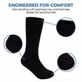thumbnail image 2 of Lsupdaol 6 Pairs Seamless AFO Interface Cotton Socks Non Binding Sensory Socks, 2 of 6