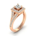 thumbnail image 3 of 1.00 Carat TW Women's Diamond Engagement rings in 10k Rose Gold (G-H, I1), 3 of 5