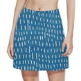 thumbnail image 6 of fnnxnal Little Girls Active Skort, High Waisted Stretchy, Breathable Quick Dry, Sky Blue, Size 5T, 6 of 6