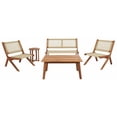 thumbnail image 2 of Safavieh Outdoor Kobina 5 Piece Conversation Set, 2 of 11