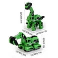 thumbnail image 3 of Big Save,HWRETIE Remote Control Robots Clearance,Deformation Car,Dinosaur Simulation Brachiosaurus Model Children's Collision Inertial Excavator Toy, 3 of 4