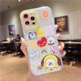 thumbnail image 1 of Funda Samsung A03 CORE S21 S20 FE S22 PLUS A53 A73 5G Note 20 ultra J7 prime A21S M33 M53 A23 5G Cartoon BTS Transparente Suave, 1 of 4