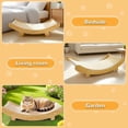 thumbnail image 5 of ShadeMart Wooden Cat Scratcher Bed with Sisal Post & Napping Lounge - Multi-Functional Furniture Protector for Cats & Small Pets, 5 of 6