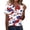 White(American Flag Stars), variant on Iaqnaocc 250 Anniversary Usa Shirt for Women 4th Of July Short Sleeve Button Down V Neck Independence Day American Flag Stars Tops Vintage Summer Festival Tee Tops White XXL