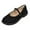 Black, variant on Vintage Mary Jane Shoes for Women 2026 Spring Fall Suede Casual Platform Chunky Low Heel Ballet Flat Walking Uniforms Dress Loafers Black Size 6