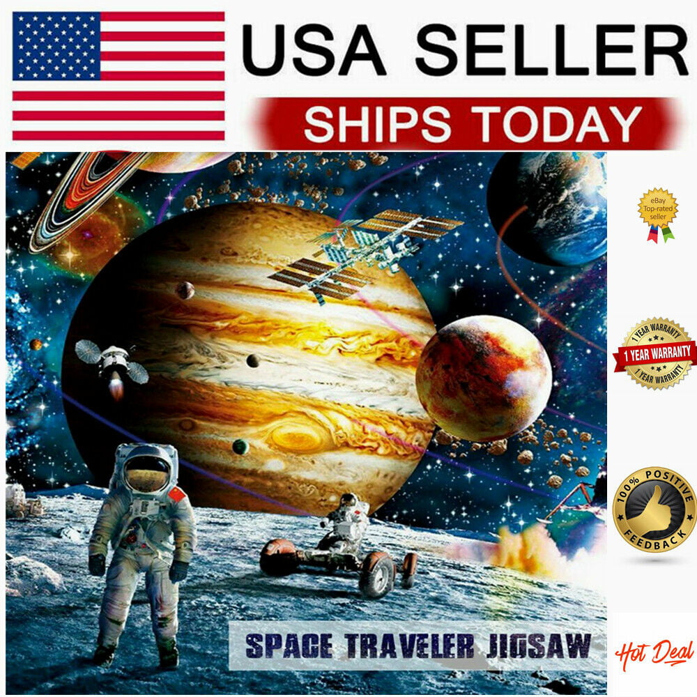 1000 Piece Jigsaw Puzzle Kids Adult Planets in Space Jigsaw Puzzle Fun Toys US 