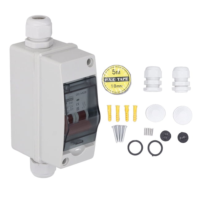 Suministros eléctricos, disyuntor miniatura de CC, disyuntor P, disyuntor fotovoltaico, rendimiento comprobado