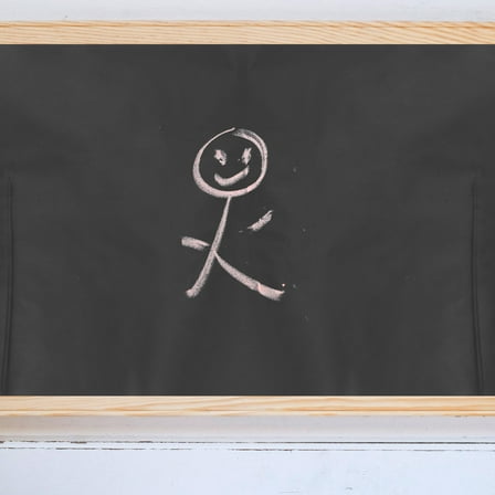 HEANUJJ Chalkboard Paper Roll Chalkboard Paper Black 1Pcs