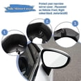 thumbnail image 5 of Car Right Side Door Wind Rearview Mirror Cover Frame For Ford Fiesta MK7 2009-2017, 5 of 5