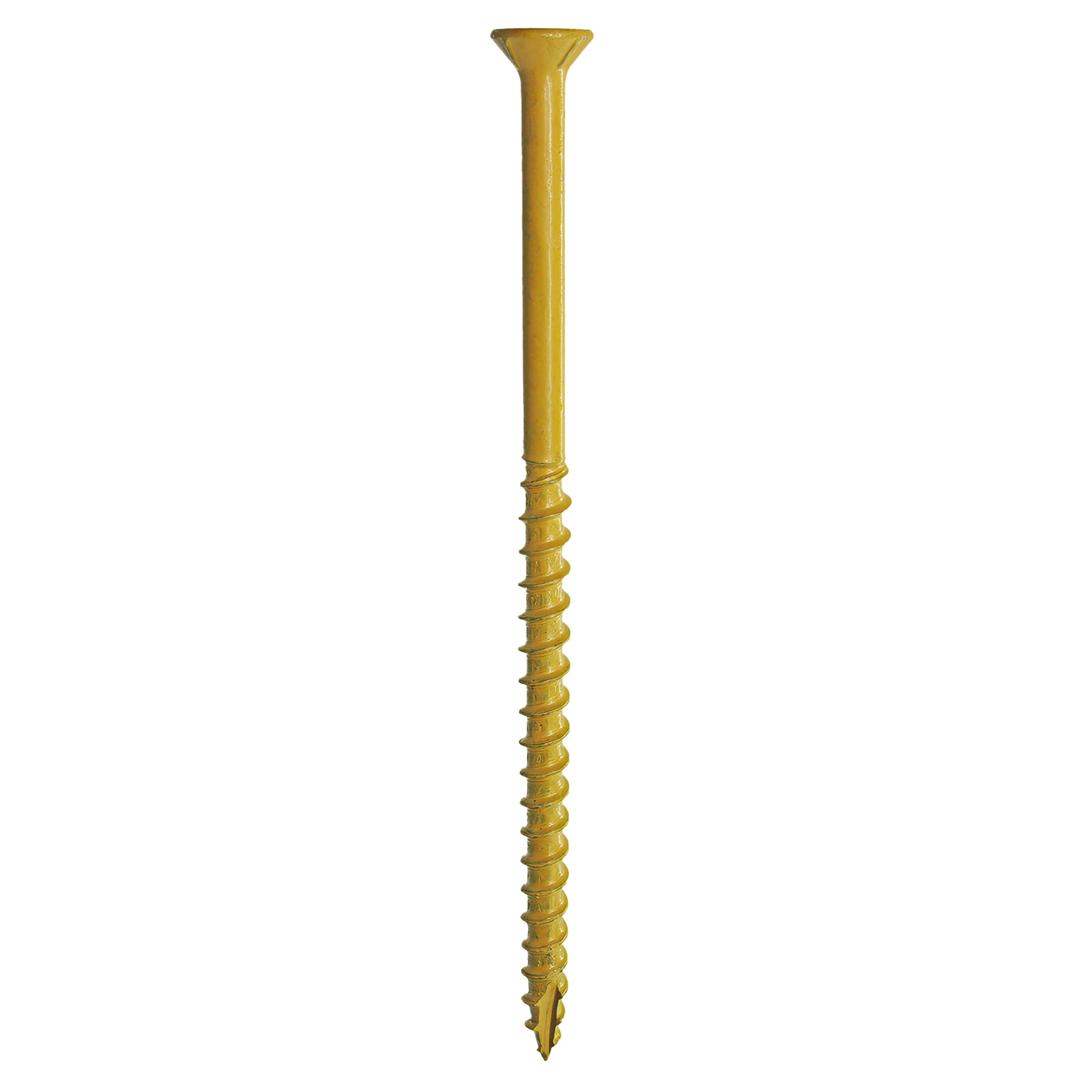 (2 pack) Grip-Rite PrimeGuard Plus #10 x 4 in. Tan Wood to Wood Deck Screw 1lb.
