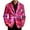 Blazer 183#Hot Pink, variant on Suit Jacket for Men Festive Sequin Print Long Sleeve One Button Corduroy Jackets Stretch Slim Fit Dress Coat Daily Formal Outdoor Activities