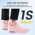 thumbnail image 6 of AMANSSE Womens Hands Free Slip on Shoes Non Slip Running Shoes Air Cushion Breathable Workout Shoes Lightweight Gym Sneakers Pink Size 8.5, 6 of 7