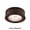 Copper Bronze, variant on WAC Lighting Round LED 24V Button Light 1-Light in Black