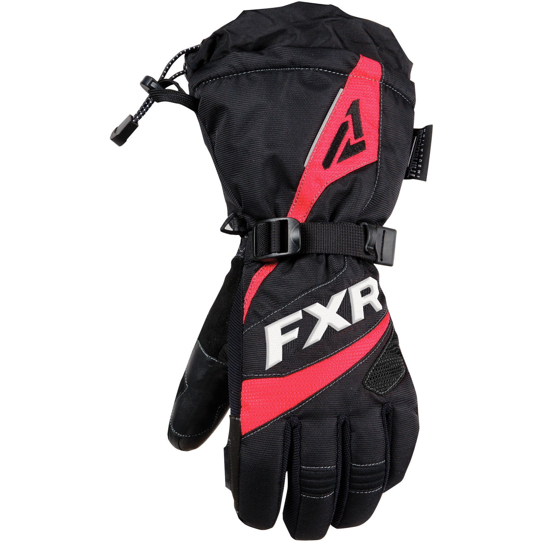 FXR Womens Black/Coral Fusion Gloves Snowmobile 2020
