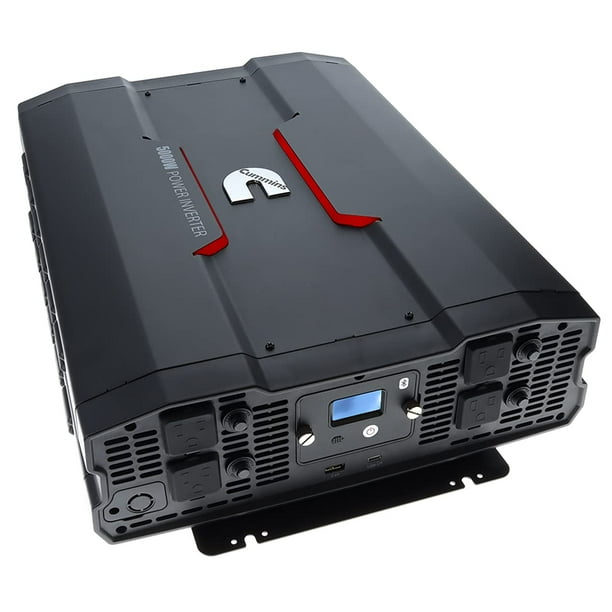 Inversor Cummins de onda sinusoidal modificada de 5000 W, 12 V a 110 V