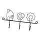 thumbnail image 4 of Percha Decorativa de Toal de Lve de Del Trasero de Pared Del Estante Decorativo Del Hierro Creativo Soledad  Perchero de gancho de pared, 4 of 7