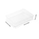 thumbnail image 2 of Organizador de cajones de plástico para escritorios con compartimentos ajustables, caja rectangular para material de oficina, papelería escolar y manualidades Aestivo | Blanco | AESTIVO, 2 of 7