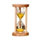 thumbnail image 1 of Reloj de arena portátil para decoración de escritorio del hogar, reloj de arena, reloj temporizador amarillo, 1 of 9