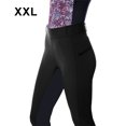thumbnail image 2 of Sonducket Pantalones de equitación transpirables y agradables para la piel para paseos cómodos Durabilidad de los pantalones ecuestres Prendas para la parte inferior del cuerpo negro XXL, 2 of 6