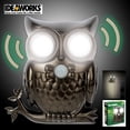 thumbnail image 6 of IdeaWorks JB7682 Decorative LED Motion Sensor Hooting Owl Light, Black, 6 of 6