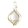 thumbnail image 5 of CosmoLiving by Cosmopolitan Gold Metal Geometric Wall Hanging Pillar Wall Sconce, 5 of 10