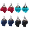 thumbnail image 3 of Boucles d'Oreilles Pendantes Ethniques pour Femmes avec Plume Artificielle, 3 of 10