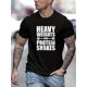 thumbnail image 1 of Camiseta cómoda con estampado de letras para hombre, ideal para el fitness, ideal para verano y actividades al aire libre., 1 of 6