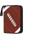 thumbnail image 5 of Card Book on Sale Kpamnxio Rugby Card Storage Book Simple Design Zipper Game Card Bag Football Card Holder Storage Box Storage Containers for Clothes Clearance A Card Book, 5 of 5