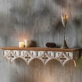 thumbnail image 1 of Wall Shelf Storage Rack Rustic Hanging Retro for Office Home Hallway Decor 80cmx18cmx17cm, 1 of 8