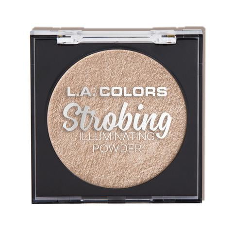 L.A. COLORS Strobing Illuminating Powder, LCSP256 Champagne, 0.16 Oz