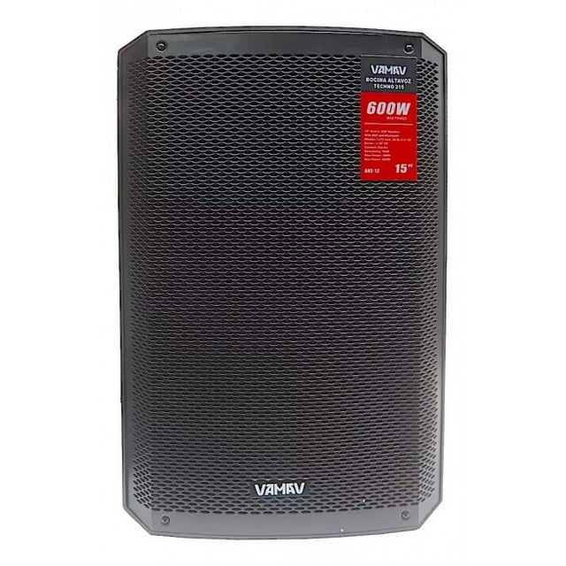 Bocina Bafle Vamav Techno 315 600w 15 Pulgadas 300w Rms