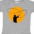 thumbnail image 4 of Inktastic Fly Fishing Sun Silhouette Boys or Girls Baby Bodysuit, 4 of 5