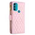 thumbnail image 3 of Wallet with [RFID Blocking] [9 Card Slots ] Zipper Pocket Moto G71 5G Premium Soft PU Leather Magnetic Flip Folio with Wrist Strap Kickstand Protective Cover for Motorola Moto G71 5G,
Pink, 3 of 6