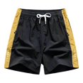 thumbnail image 4 of EOYWHK Men Running Shorts with Pockets Elastic Waist Jogging Shorts Men Soft Lightweight Breathable for Sports Training Gym Casual Wear Yellow, Size XL, 4 of 9