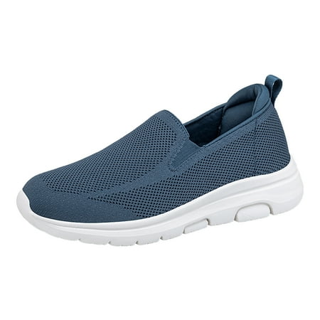 

Jungdeepe Spring And Autumn New Mesh Non Walking Shoes With Lightweight Elderly Shoes Soft Sole Casual Dad Shoes Walking Shoes on Casual Business Shoes Men Men Stylish Shoes Casual Light Mens Shoes