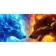 thumbnail image 1 of Pintura de diamante 1 5D DIY Kit de lobo de taladro redondo completo Decoración del hogar Artesanía FLhrweasw  Nuevo, 1 of 9