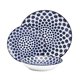 thumbnail image 2 of Pfaltzgraff Blooming Delight Floral - Juego De Vajilla (12 Piezas, Platos Y Cuencos), Color Azul Y Blanco, 2 of 5