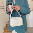 thumbnail image 1 of Bolso De Cuero Pu Bolso Moda mujer PU Color sólido cadena mensajero bandolera Mini cuadrado, 1 of 5