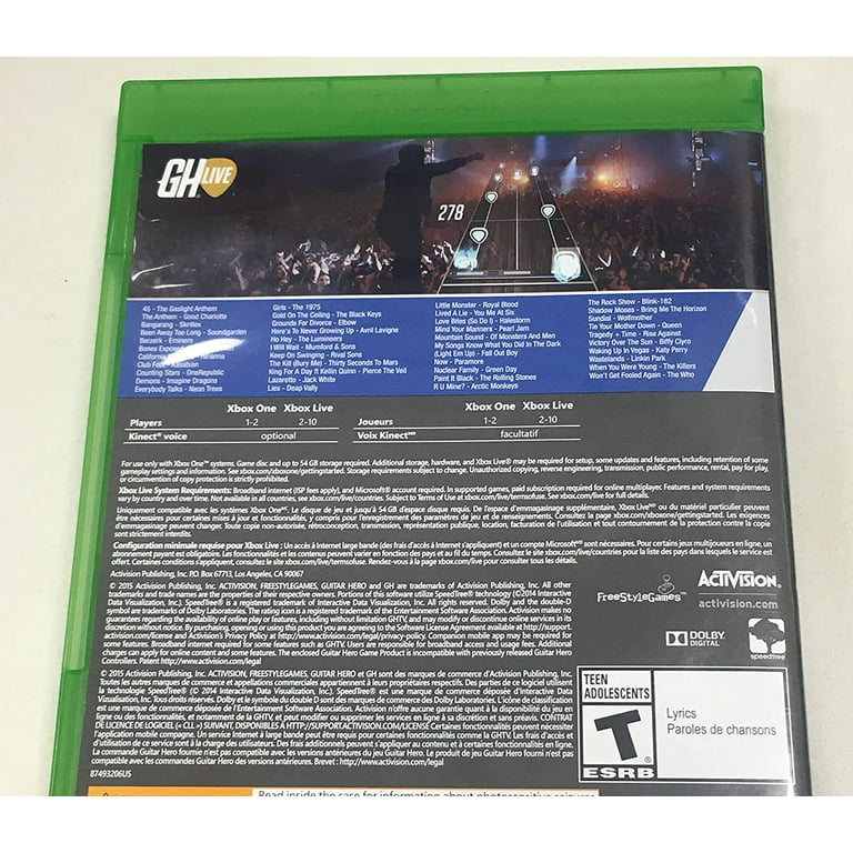 Guitar Hero: Live for Xbox One (Game ONLY) 
