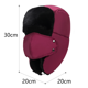 thumbnail image 2 of Gorro de piel de oveja de aviador de piel de oveja de borrego neutro Desiderio para invierno, 2 of 5