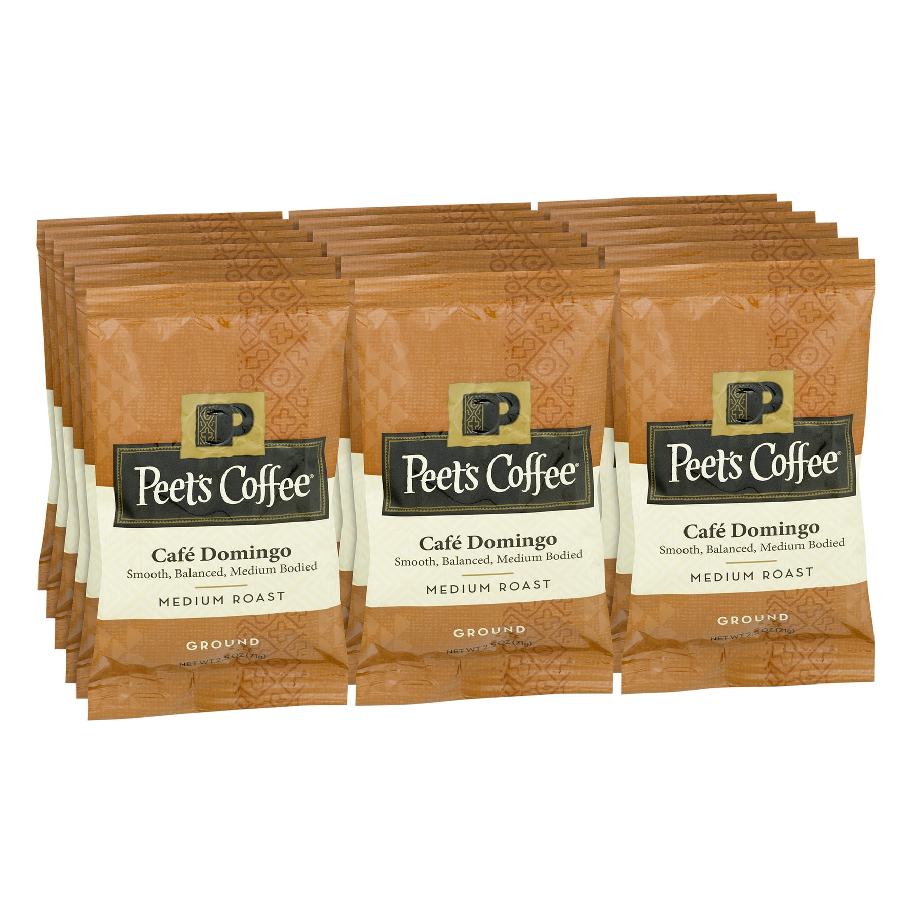 Peet's Coffee Cafe Domingo Portion Packs, 18 / Box
