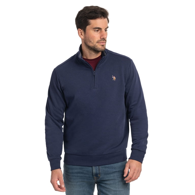 U.S. Polo Assn. Men's Fleece Quarter-Zip Pullover photo 1
