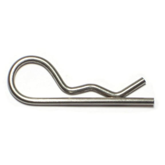 1/8" x 2-9/16" 18-8 Stainless Steel Hitch Pin Clips HPCSS-070 (6 pcs.)