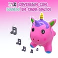 thumbnail image 2 of Montable Inflable Brincolin Musical Niños Unicornio Ecobaby Original Rosa, 2 of 7