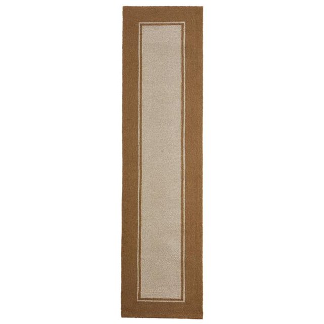Trans-Ocean Importe NPIR8742011 24 Po x 8 Pi Liora Manne Napoli Frontière Tapis d'Intérieur et d'Extérieur&44; Chameau