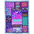 thumbnail image 4 of 9 Year Old Girl Birthday Gift Ideas Throw Blanket, 9th Birthday Gifts for Girls, Happy 9th Birthday Decorations, Best Birthday Gifts for 9 Year Old Girls Daughter Bestie Sister 50" x 60", 4 of 5